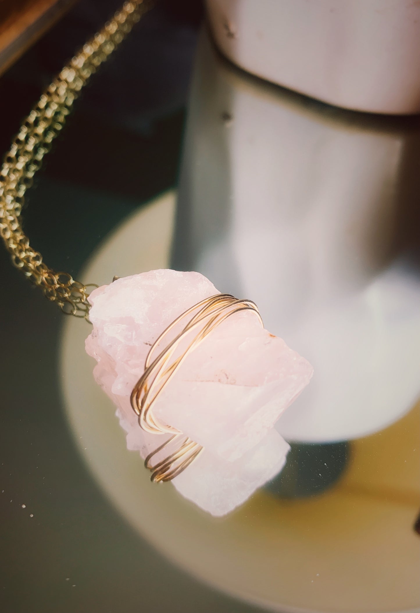 Dorado Rose Quartz Pendant