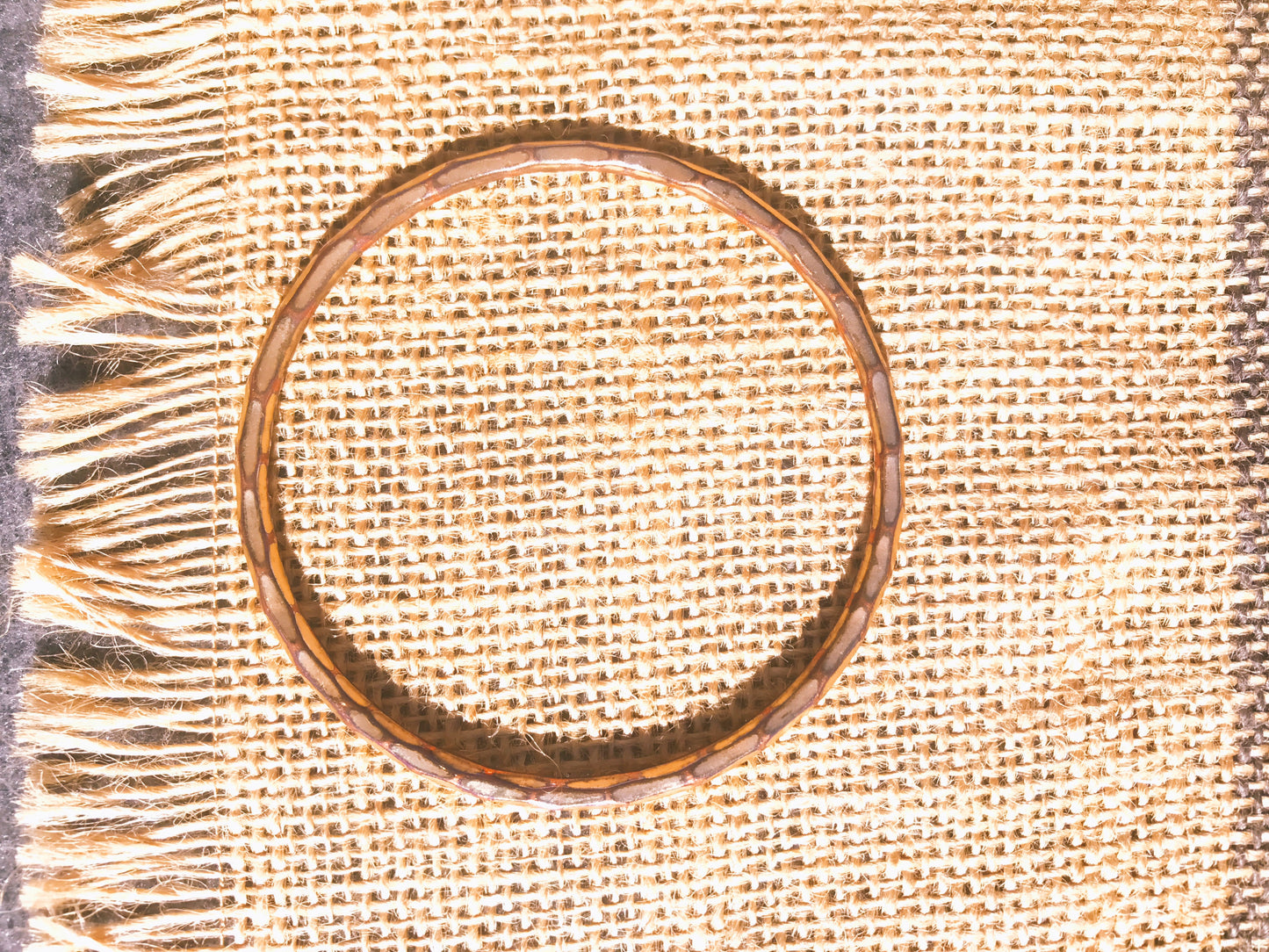 Stamped vintage bangle