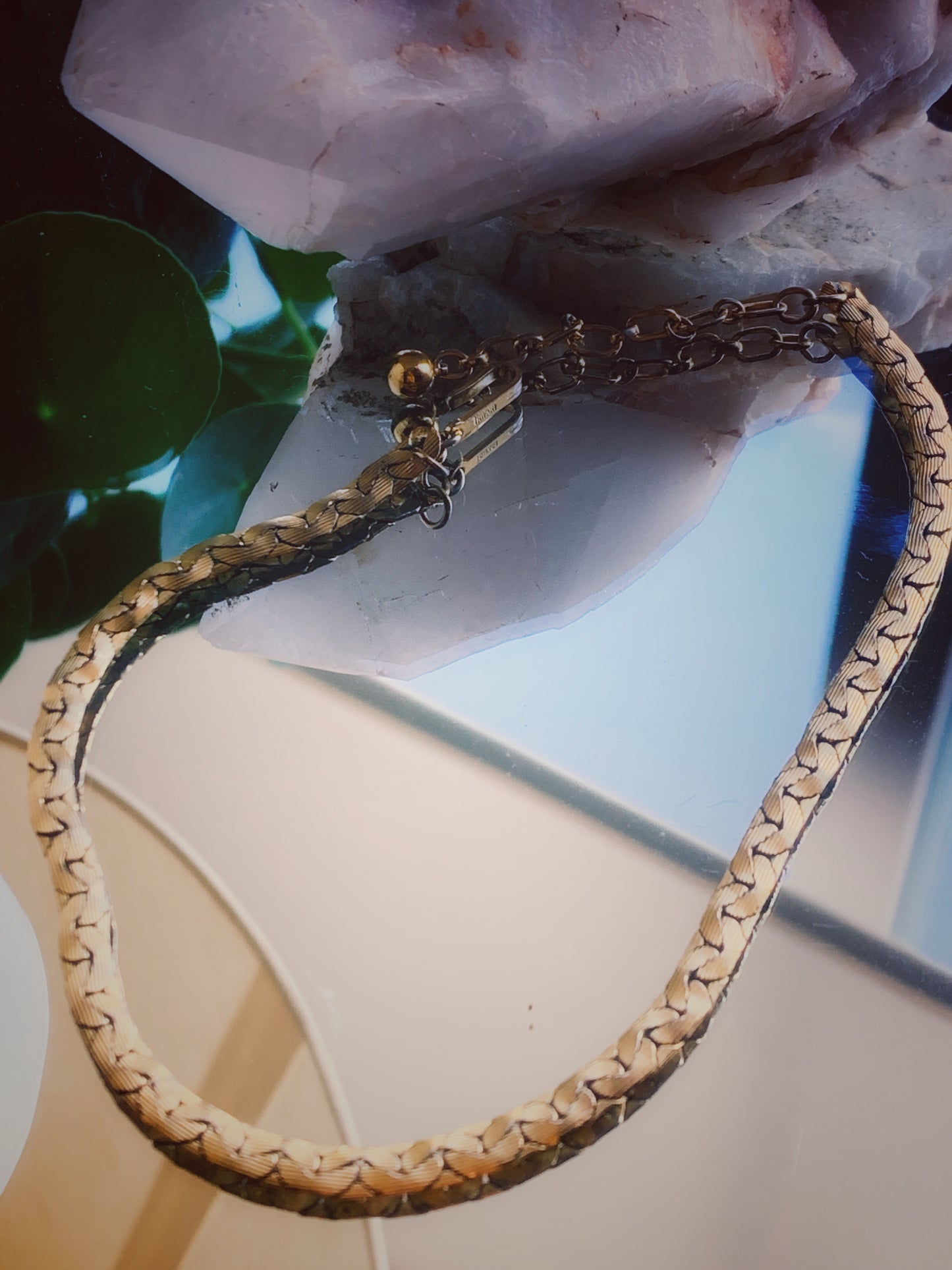 Trifari Gold Chain Choker