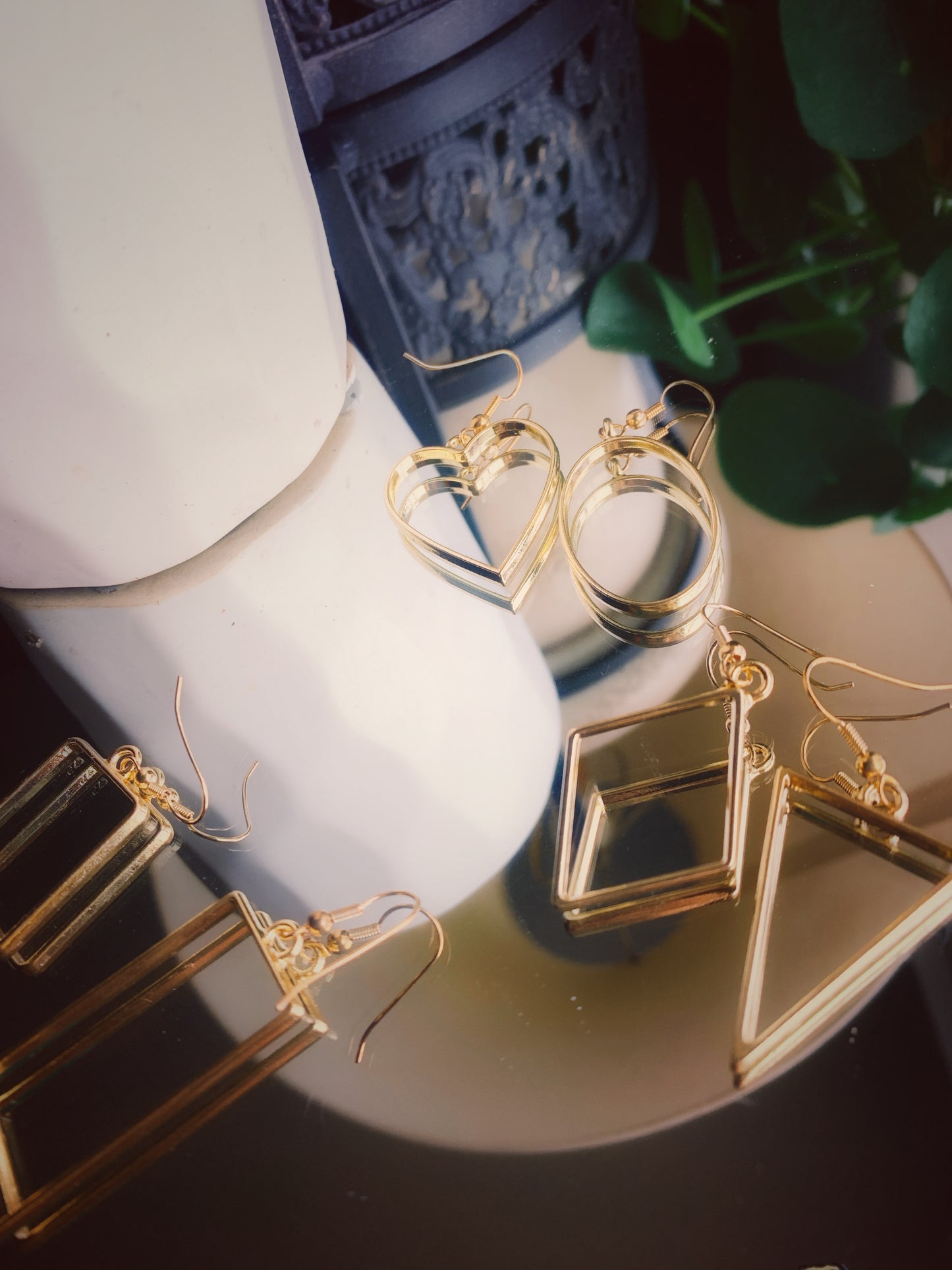 Gold Shapely earrings