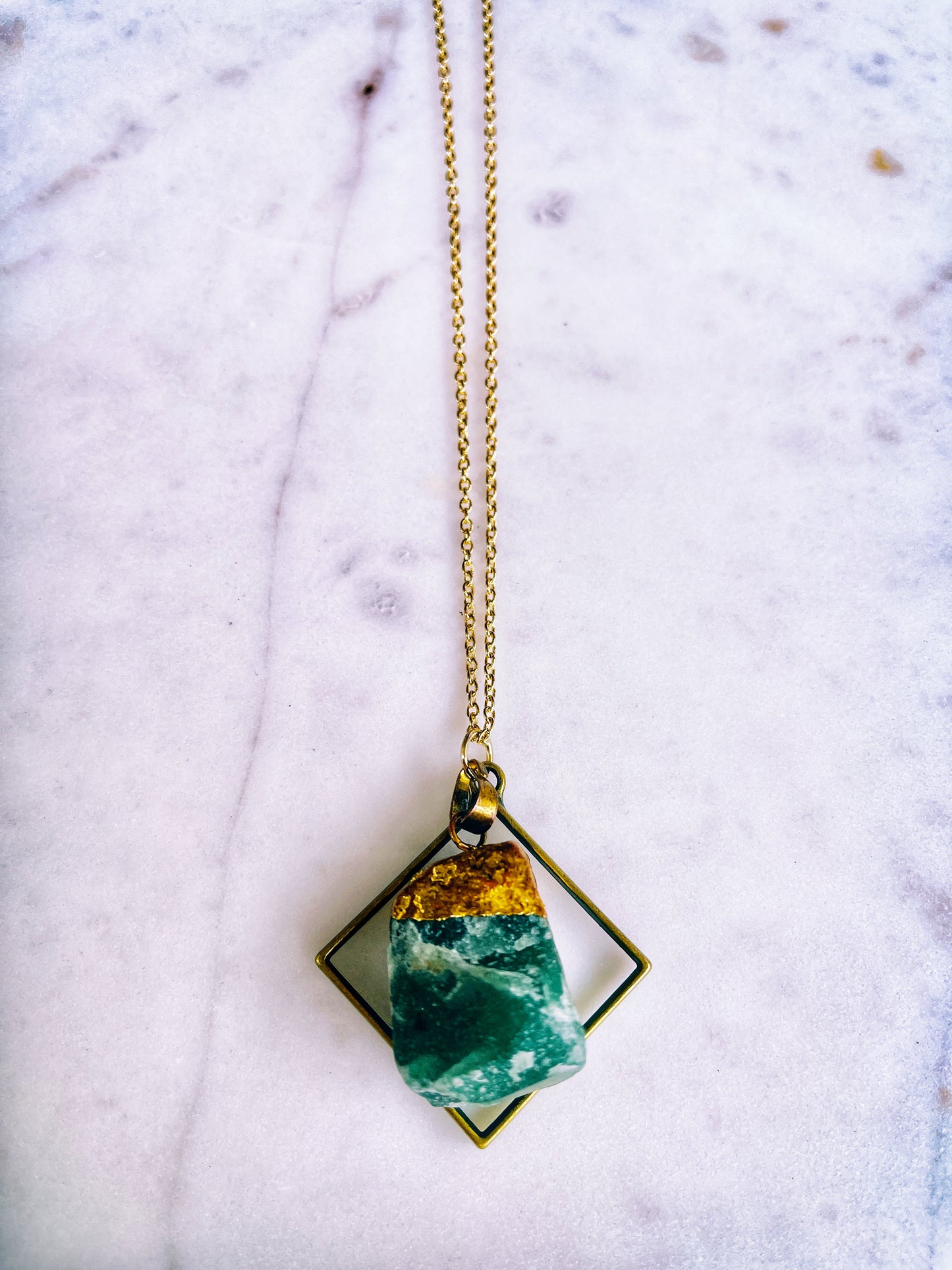 Green Amethyst Aura