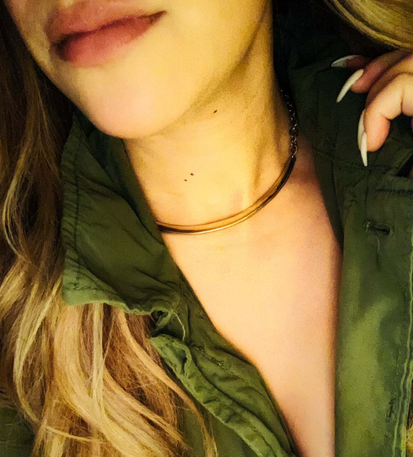 Stamped Bar necklace